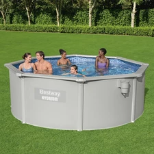 Стальной бассейн Bestway 56574, 360 х 120 см., с песочным фильтр-насосом